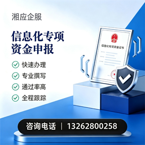 南京信息化专项资金申报服务